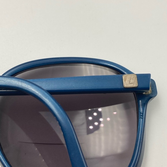 Vintage Liberty 287 Blue Oversized Oval Sunglasses - Picture 5 of 7